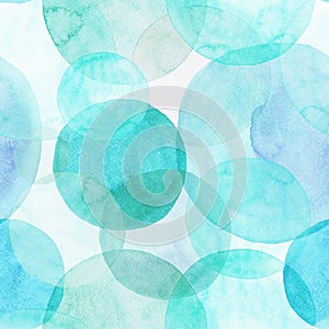 Abstract beautiful artistic tender wonderful transparent bright colorful circles different shapes pattern watercolor hand illustra