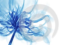 Abstract beautiful blue flower art. Luxury modern in business backgrounds