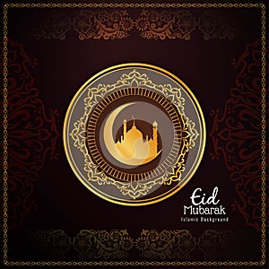 Abstract beautiful Eid Mubarak religious background