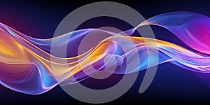 Abstract beautiful elegant waves of flame dynamic background