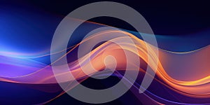 Abstract beautiful elegant waves of flame dynamic background