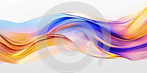 Abstract beautiful elegant waves of flame dynamic background