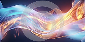 Abstract beautiful elegant waves of flame dynamic background