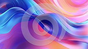 Abstract beautiful elegant waves of flame dynamic background