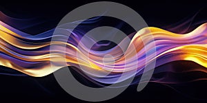 Abstract beautiful elegant waves of flame dynamic background