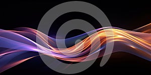 Abstract beautiful elegant waves of flame dynamic background