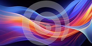 Abstract beautiful elegant waves of flame dynamic background