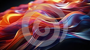 Abstract beautiful flame dynamic waves background