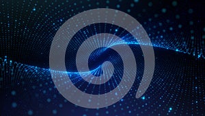 Abstract beautiful technology particle grid background head up display and User Interface element