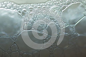 Abstract beer bubbles close