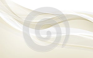 Abstract beige waves - data stream concept. Vector