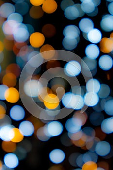 Abstract big circular bokeh background of Christmaslight,abstract background.