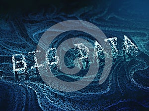Abstract big data concept image.