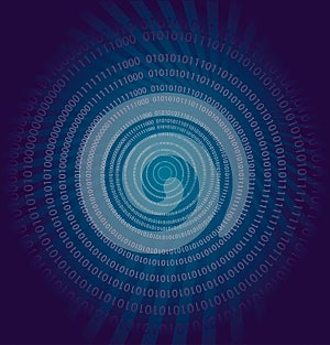 Abstract binary background