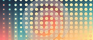 Abstract Binary Code Background, Dots Geometric Shapes, Round Circles Pattern Wallpaper, Blue Orange Gradient Backdrop