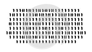 Abstract Binary Code Pattern, digital and technological data, vector design Generative AI
