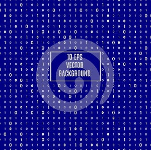 Abstract binary code Technology Background.