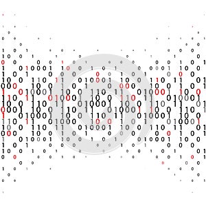 Abstract binary code Technology Background.