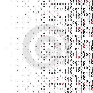 Abstract binary code Technology Background.