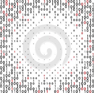 Abstract binary code Technology Background.