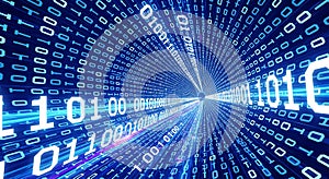 Abstract Binary Code Technology Background