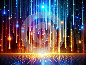 Abstract Binary Code Wallpaper A Dynamic Visual Representation of Digital Data Streams and Cybersecurity