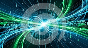 Abstract Binary Data Flow Tunnel