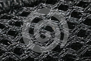 Abstract black background macro pattern