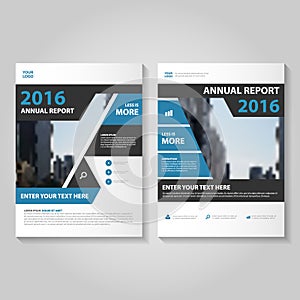 Abstract black blue annual report Leaflet Brochure Flyer template design, book cover layout design