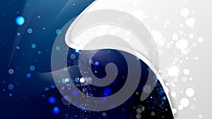 Abstract Black and Blue Wave Business Background