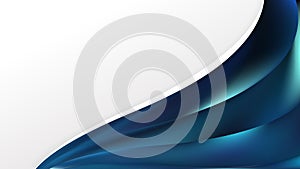 Abstract Black and Blue Wave Business Background
