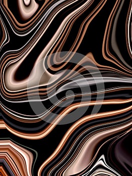 Abstract black brown grey gradient background texture silk banner fluid art