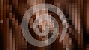 Abstract Black and Brown Square Pixel Mosaic Background