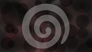 Abstract black circle bokeh on the colorful background. Circles bokeh effect backdrop