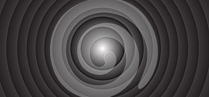 Abstract black circle radial pattern background