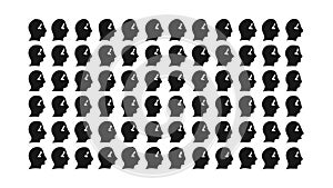 Abstract Black Dot Grid Halftone Pattern Art, vector design Generative AI