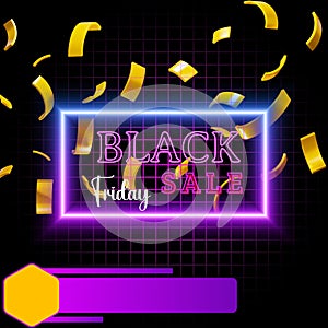 Abstract Black Friday Design: Exclusive, Modern, and Tempting