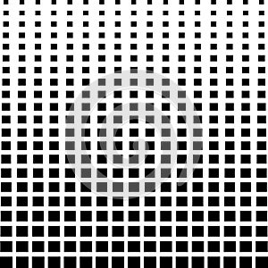 Abstract Black Geometric Gradation Square Pattern On White Background Wallpaper