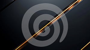 Abstract Black and Gold Diagonal Lines Background
