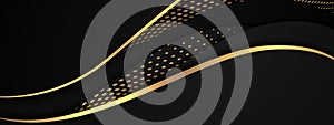 abstract black gold texture sports Vector illustration. geometric background.