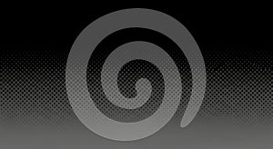 Abstract black and gray dotted gradient background
