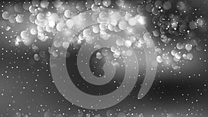 Abstract Black and Grey Bokeh Defocused Lights Background Vector Art