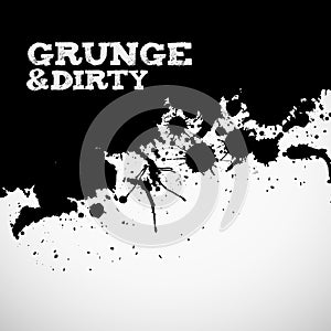 Abstract black grunge background