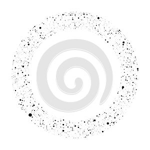 Circle halftone dotted background