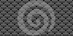 Abstract black metallic mesh texture pattern for background