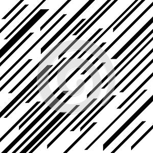 Abstract black oblique stripes pattern Geometric art