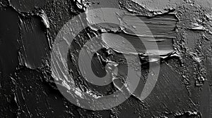 Abstract Black Paint Texture Background