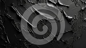 Abstract Black Paint Texture Background