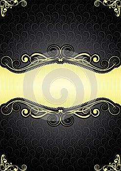 Abstract black patern background