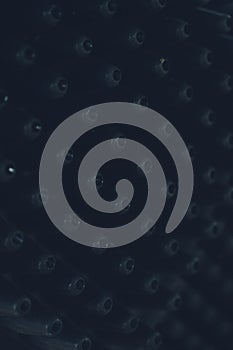 Abstract of black plastic